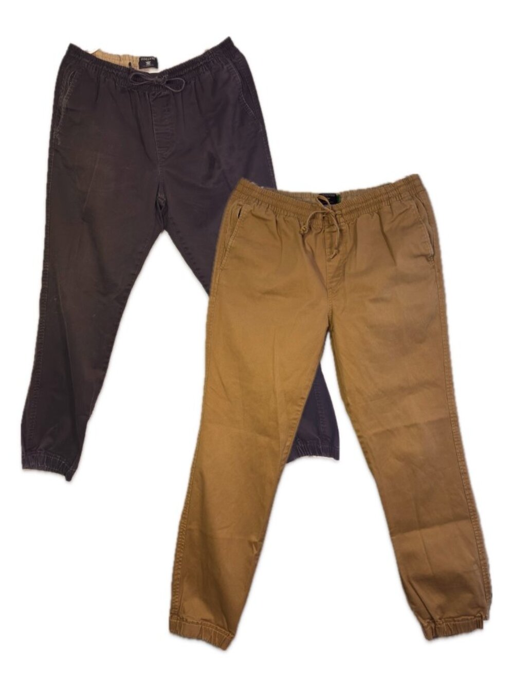 BUNDLED MEN'S JOGGERS - 2-PACK from Dockers  (SIZE L)